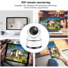 Andowl Telecamera 1080P HD Wireless Interna SD IP Camera Motorizzat...