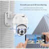 Andowl Telecamera IP CAM PTZ WIFI Camera dome Wireless Esterno vide...