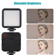 Kit vlogger professionale 4 in 1 treppiede cellulare con microfono e luce led