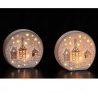 AD Trend Decorazione natalizia paesaggio in ceramica bianca a Luce ...