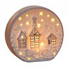 AD Trend Decorazione natalizia paesaggio in ceramica bianca a Luce ...