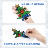 Hongu Vetrofanie Adesivi Decorativi Natalizie Per Finestre in gel 3...