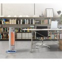 Stufa elettrica elementi carbonio 900W a  Basso consumo maniglia stufetta 65 cm