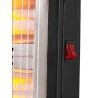 DCG Stufa Quarzo 4 Elementi 1600W 2 Potenze Funzione Turbo e Deumid...