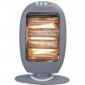 Stufa al quarzo elettrica 3 elementi riscaldante oscillante 1200W Potenza Regola