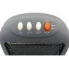 Stufa al quarzo elettrica 3 elementi riscaldante oscillante 1200W P...
