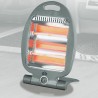 DCG Stufa Elettrica Quarzo 2 Elementi 400-800W Stufetta Caldo Bagno...