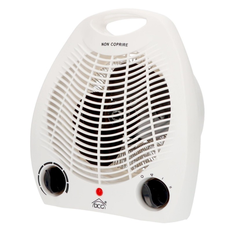 Caldobagno Termoventilatore stufa Elettrico 1000W / 2000W Scaldino Portatile DCG