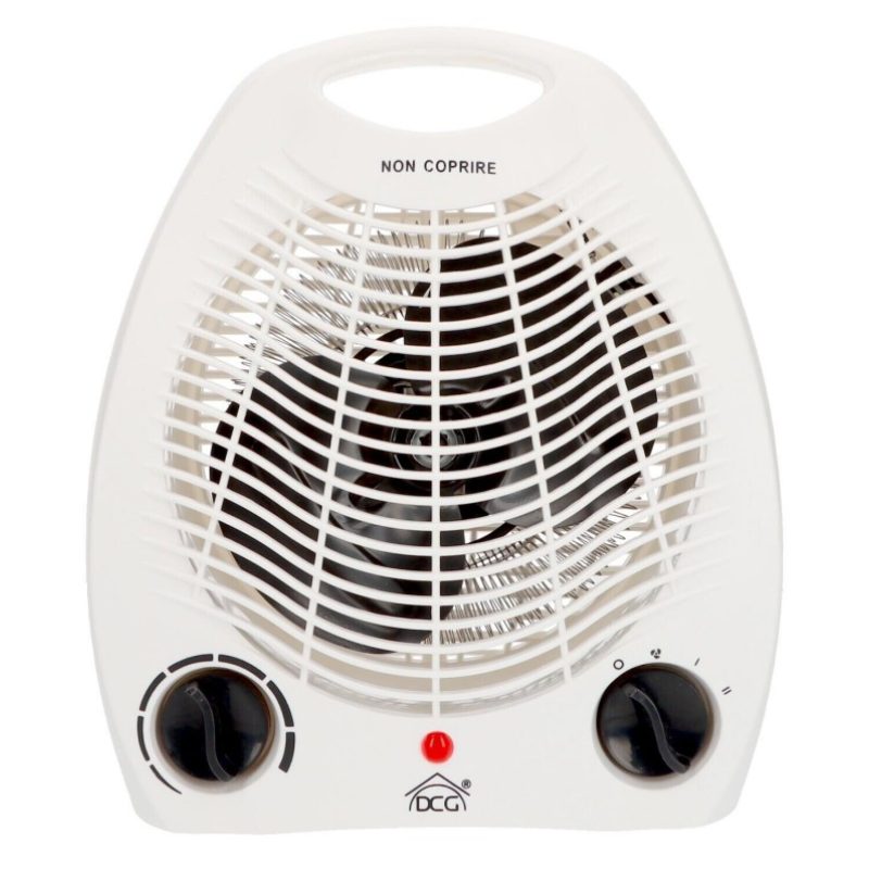 DCG Caldobagno Termoventilatore stufa Elettrico 1000W / 2000W Scald...