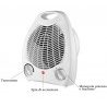 DCG Caldobagno Termoventilatore stufa Elettrico 1000W / 2000W Scald...