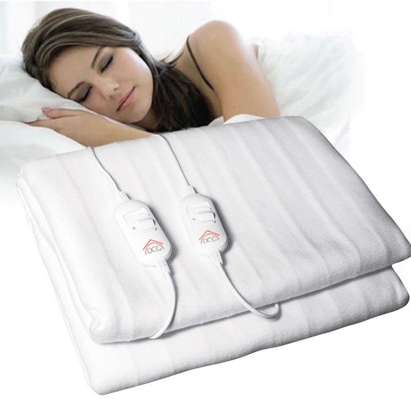 Coperta Termica Elettrica Matrimoniale In Lana 100% Scaldaletto Maxi