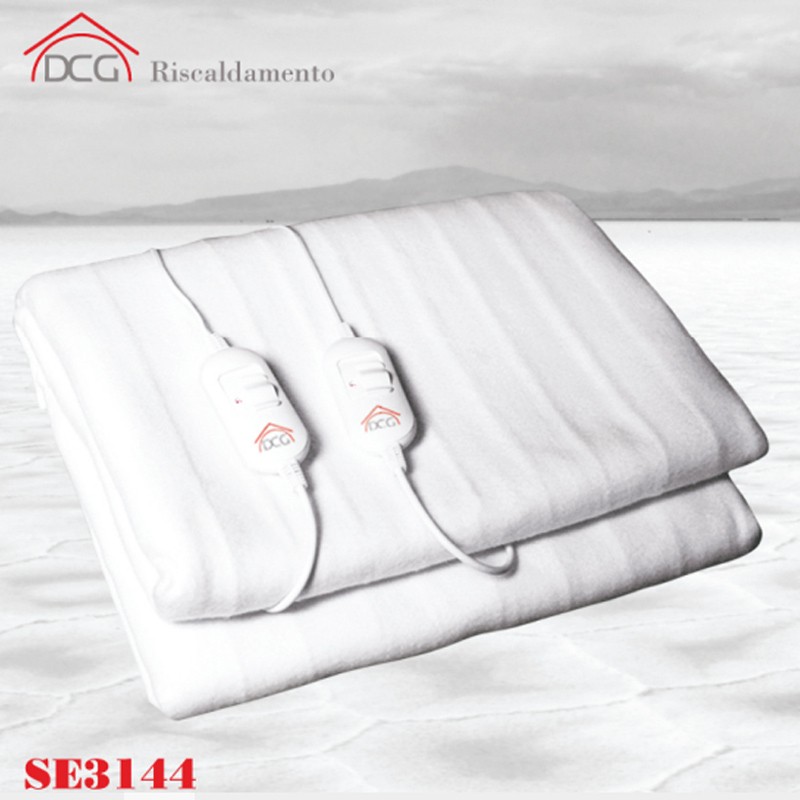 DCG Scaldasonno matrimoniale Scaldaletto elettrico 160x140 cm Termo...