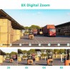 Hongu Telecamera IP 4MP 4K esterno WiFi PTZ 2 obiettivo 8X zoom vid...
