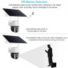 Hongu Telecamera IP Solare 4G SIM WIFI HD Videosorveglianza motoriz...