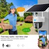 Hongu Telecamera IP Solare 4G SIM WIFI HD Videosorveglianza motoriz...