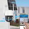 Hongu Telecamera IP Solare 4G SIM WIFI HD Videosorveglianza motoriz...