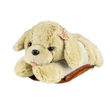 Borsa acqua calda scaldino scalda mani letto ricaricabile peluche cane portatile
