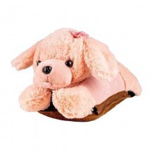 Borsa acqua calda scaldino scalda mani letto ricaricabile peluche cane portatile