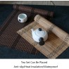 WeHome Set 5 tovagliette tovaglie in bambù legno 30x45 cm colazione...
