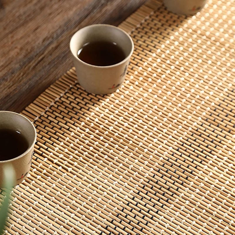 WeHome Set 5 tovagliette tovaglie in bambù legno 30x45 cm colazione...