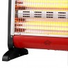 DCG Stufa Quarzo 4 Elementi 1600W 2 Potenze Funzione Turbo e Deumid...