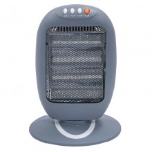 Stufa al quarzo elettrica 3 elementi riscaldante oscillante 1200W Potenza Regola