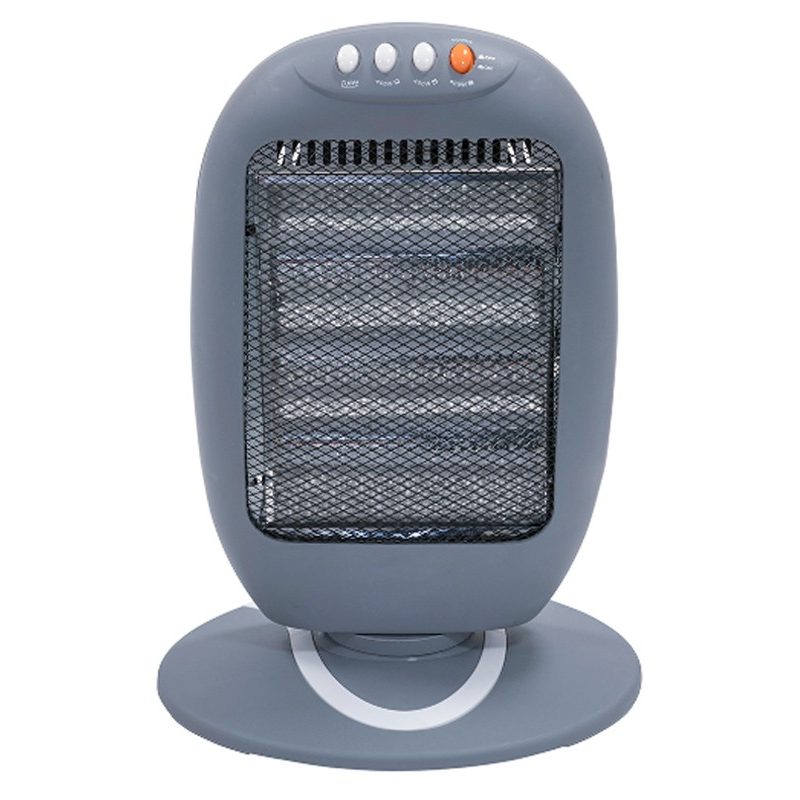Stufa al quarzo elettrica 3 elementi riscaldante oscillante 1200W P...