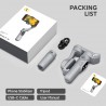 Aochuan Stabilizzatore A 3 Assi Per Smartphone Con Treppiede Gimbal...