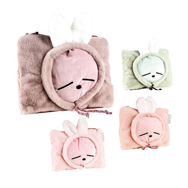 Borsa acqua calda elettrica ricaricabile scaldamani letto peluche portatile 500W