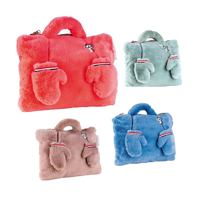 Borsa d'acqua calda elettrica scaldamani pupazzo peluche scaldino mani corpo