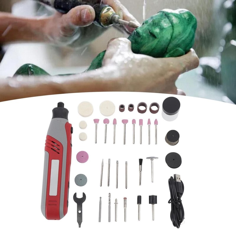 Mace Smerigliatrice mini trapano Fresa Drimmel precisione ricaricab...