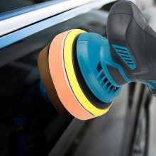 Lucidatrice rotorbitale doppia batteria 12V più velocità  levigatrice per auto