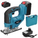 Seghetto alternativo con doppia batteria 48V con valigetta taglio legno plastica