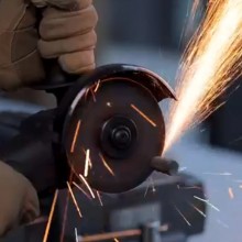 Smerigliatrice Angolare a doppia batteria 48V 100 mm 4Ah motore brushless