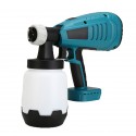 Pistola a spruzzo per vernice doppia batteria 18V 1000ML paint aerografo pittura