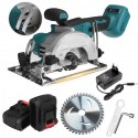 Sega circolare manuale a batteria 2x48V motore brushless disco taglio lama 125mm
