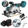 Sega circolare manuale a batteria 2x48V motore brushless disco tagl...
