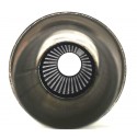 Scarico sportivo diametro 90 marmitta auto universale tuning acciaio cromato