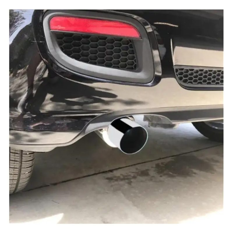Scarico sportivo 370x110 mm marmitta auto universale tuning acciaio...