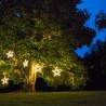 Hongu Stella luminosa natalizia bianco caldo stellina uso esterno n...