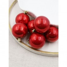 Confezione da 24 Palline Natale colorate Diametro 6 cm Addobbi Natalizi albero