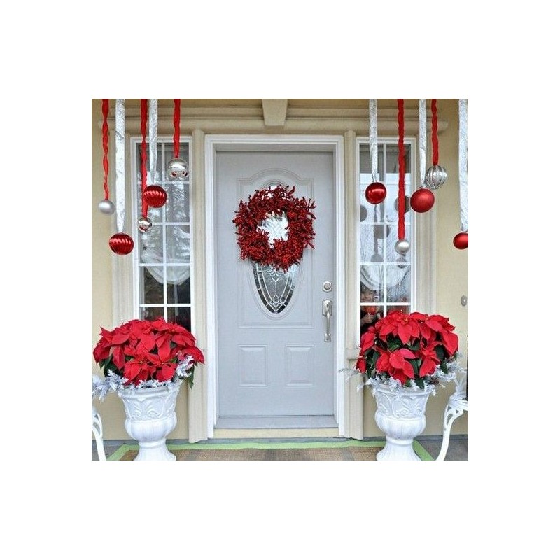 Hongu Confezione da 24 Palline Natale colorate Diametro 6 cm Addobb...