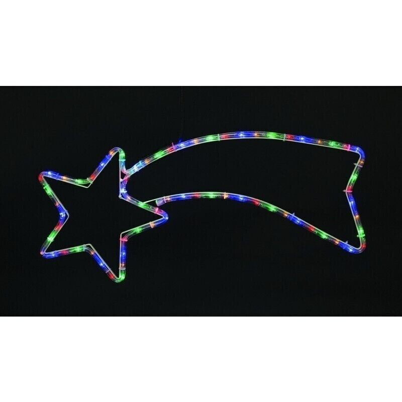 Hongu Stella cadente cometa grande di natale Esterno Luce RGB LED a...