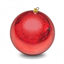Pallina di natale 20 cm rossa lucido Palla idea regalo addobbi natalizi albero