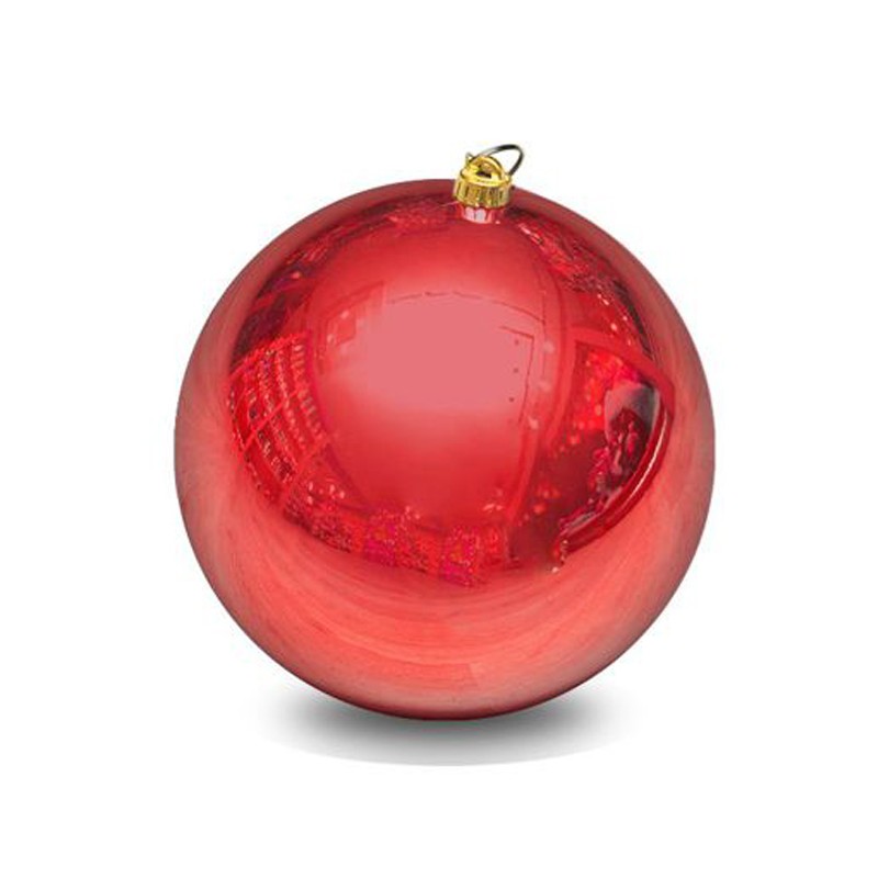 Pallina di natale 20 cm rossa lucido Palla idea regalo addobbi natalizi albero