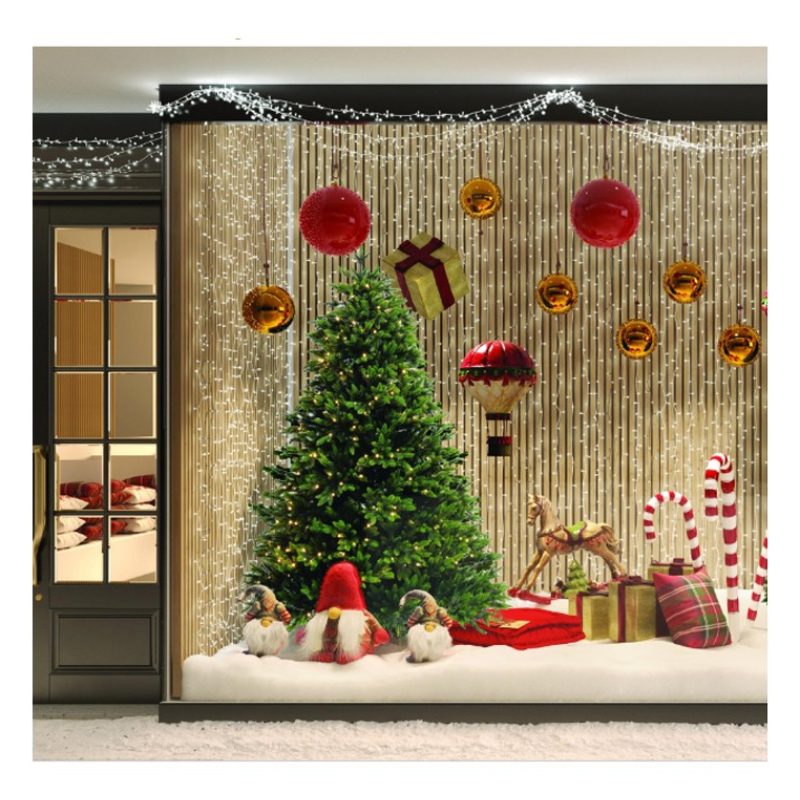 Nataluna 2xPallina di natale 15cm rossa lucido Palla idea regalo ad...