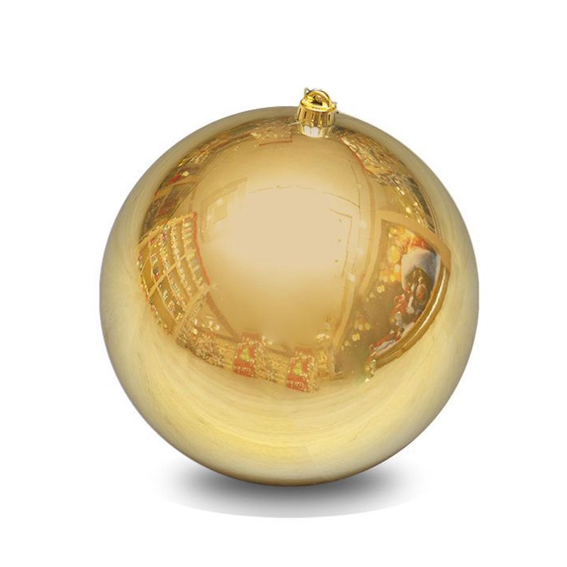 Pallina di natale 20cm oro lucido Palla idea regalo addobbi natalizi albero PVC