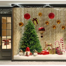 Pallina di natale 20cm oro lucido Palla idea regalo addobbi natalizi albero PVC