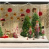 Nataluna Pallina di natale 20cm oro lucido Palla idea regalo addobb...