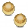 Nataluna Pallina di natale 15cm oro lucido Palla idea regalo addobb...